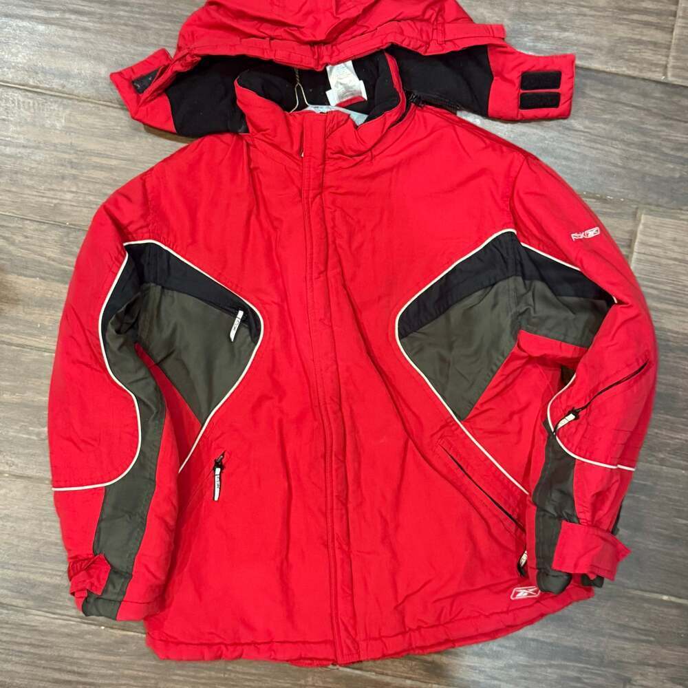 Reebok Red Puffy Winter Coat Youth Sz XL (18-20)